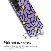 imoshion Coque Design Samsung Galaxy S24 FE - Tropical Violet Flowers Connect