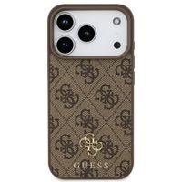 Guess Coque 4G Metal Logo MagSafe Apple iPhone 17 Pro - Marron