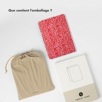 Selencia Coque tablette Vivid Apple iPad 9 (2021) 10.2 pouces / iPad 8 (2020) 10.2 pouces / iPad 7 (2019) 10.2 pouces - Wild Spots Lipstick