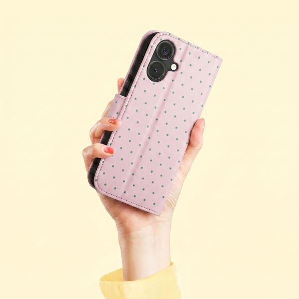 imoshion Étui de télephone portefeuille Design Apple iPhone 17 - Happy Dots
