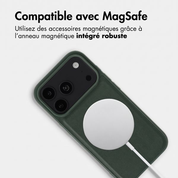 Accezz Coque arrière Edge avec MagSafe Apple iPhone 18 Pro Max / 17 Pro Max - Vert