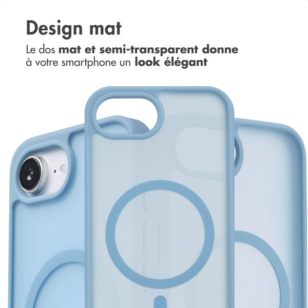 imoshion Coque Color Guard avec MagSafe Apple iPhone 17e / 16e - Bleu clair