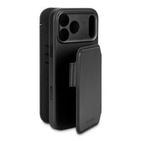 Decoded Portefeuille détachable 2 en 1 en cuir MagSafe Apple iPhone 17 Pro - Noir