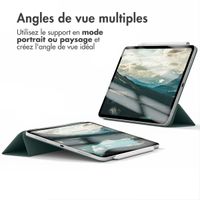 imoshion Magnetic etui de téléphone portefeuille Apple iPad Pro 13 (2025) M5 / (2024) M4 - Vert foncé