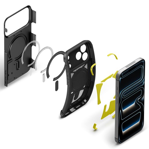 Spigen Coque Tough Armor MagSafe Apple iPhone 18 Pro / 17 Pro - Black
