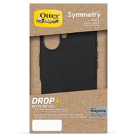 OtterBox Coque en cuir de cactus Symmetry MagSafe Apple iPhone 16 - Noir Ash