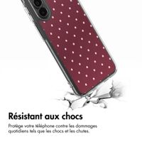 imoshion Coque Design Samsung Galaxy A18 (4G) / A17 (4G/5G) - Polka Dot Bordeaux