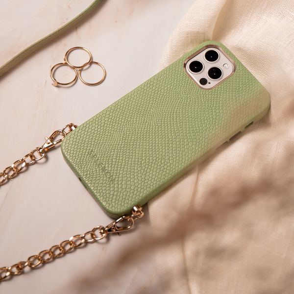 Selencia Coque Aina Serpent avec corde Samsung Galaxy S22 Plus - Vert