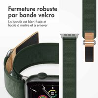 imoshion Bracelet Trail en nylon Apple Watch | 44/45/46/49 mm - Vert Militaire