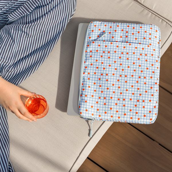 imoshion Pochette ordinateur Design 13-14 pouces - Cherry Check