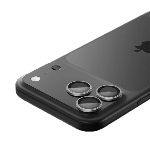Spigen Optik Pro EZ Fit Lens Protector - Protection d'objectif de caméra (lot de 2) Apple iPhone 17 Pro (Max) / 16 Pro (Max) / 15 Pro (Max) / 14 Pro (Max) - Gris