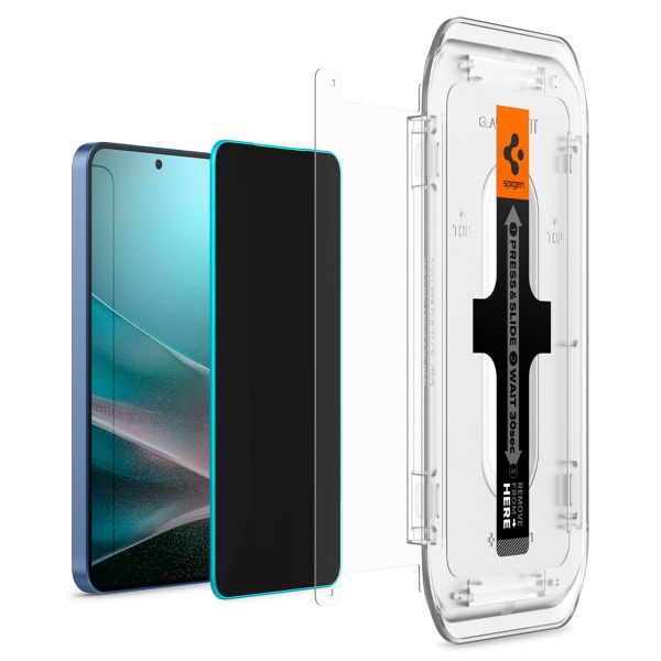 Spigen Protection d'écran en verre trempé GLAStR Privacy Applicator - lot de 2 Samsung Galaxy S24 Plus / S25 Plus