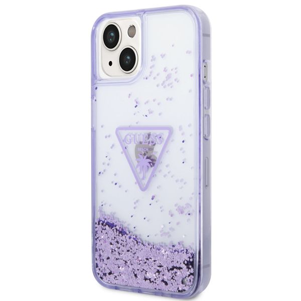 Guess Coque Liquid Glitter Apple iPhone 14 - Violet