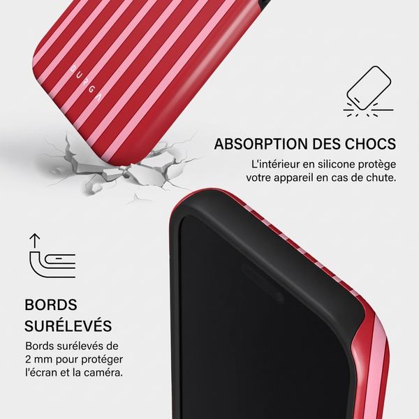 Burga Coque Tough MagSafe Apple iPhone 17 Pro - Strawberry Jam