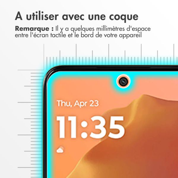 Accezz Protection d'écran en verre trempé Motorola Moto G15 / G15 Power