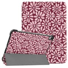 imoshion Coque tablette Design Trifold Apple iPad Air 11 pouces (2026) M4 / (2025) M3 / (2024) M2 / Air 5 (2022) / Air 4 (2020) - Bloom Love Blush