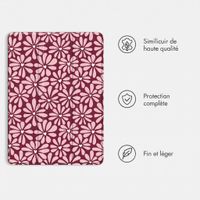 imoshion Coque tablette Design Trifold Apple iPad 11 (2025) 11 pouces A16 / iPad 10 (2022) 10.9 pouces - Bloom Love Blush