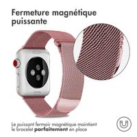 imoshion Bracelet magnétique milanais Apple Watch | 38/40/41/42 mm - Taille S - Rose