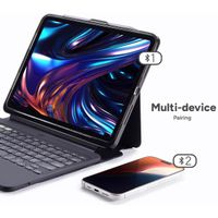 ZAGG Coque clavier tablette Pro Keys 2 Apple iPad Pro 11 (2025) M5 / (2024) M4 - QWERTY / NL - Noir