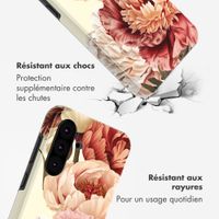 Selencia Coque arrière Vivid Samsung Galaxy A36 / A56 - Vintage Peony