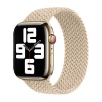Apple Bracelet Solo tressé Apple Watch | 44/45/46/49 mm - Taille 10 - Beige