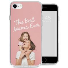 Concevez votre propre coque transparente Apple iPhone SE (2022 / 2020) / 8 / 7 / 6(s) - Transparent