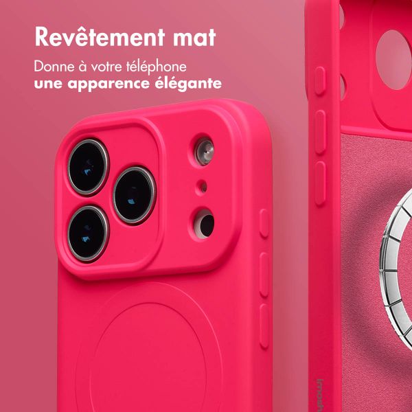 imoshion Coque Couleur avec MagSafe Apple iPhone 17 Pro - Neon Pink