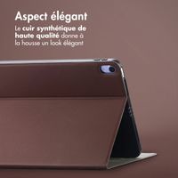 Accezz Coque tablette Classic Apple iPad Air 11 pouces (2026) M4 / (2025) M3 / (2024) M2 / Air 5 (2022) / Air 4 (2020) - Marron