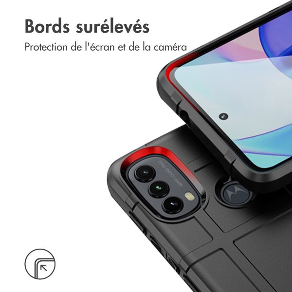 imoshion Coque Rugged Shield Motorola Moto E20 / E30 / E40 - Noir