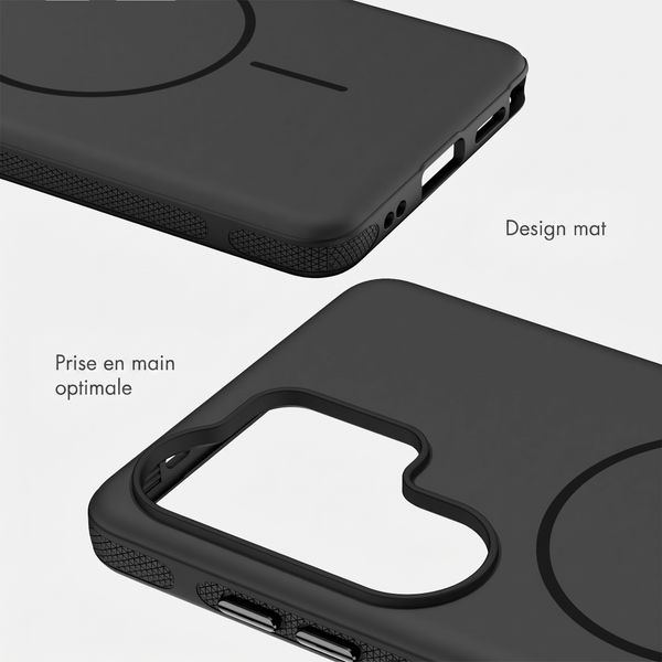 imoshion Coque arrière Color avec Thin MagSafe Ring Samsung Galaxy S26 Ultra - Noir