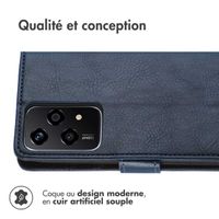 imoshion Étui de télephone portefeuille de luxe Honor 200 Lite - Bleu foncé