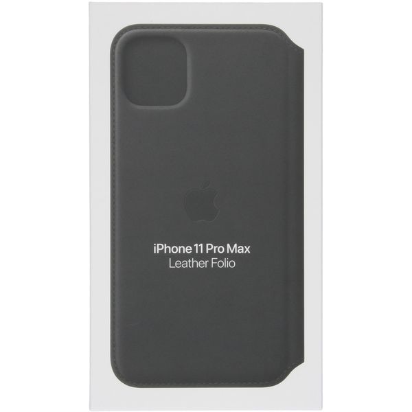 Apple Étui de télephone portefeuille Leather Folio Apple iPhone 11 Pro Max - Noir