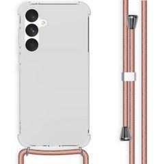 imoshion Coque arrière transparente avec cordon Samsung Galaxy A55 - Rose Doré
