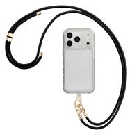 Selencia Cordon universel pour téléphone avec 2 crochets - réglable - Noir