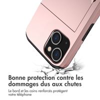 imoshion Coque arrière avec porte-cartes Apple iPhone 13 - Rose Doré