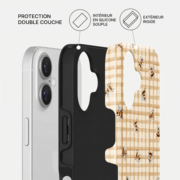Burga Coque Tough MagSafe Apple iPhone 16 - Honeycomb