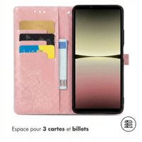 imoshion Etui de télephone Mandala Sony Xperia 10 V - Rose Doré