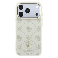 Guess Coque 4G Metal Logo Backcover Apple iPhone 18 Pro Max / 17 Pro Max - Beige
