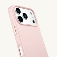 Selencia Coque arrière Rivièra avec MagSafe avec crochets amovibles Apple iPhone 18 Pro / 17 Pro - Sorbet Pink
