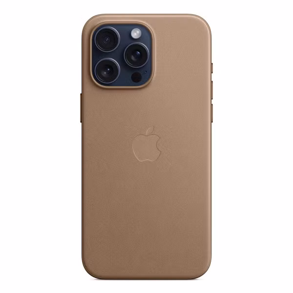 Apple Coque FineWoven MagSafe Apple iPhone 15 Pro Max - Taupe