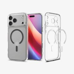 Spigen Coque Ultra Hybrid MagSafe Apple iPhone 17 Pro Max - Clear Graphite