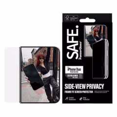 SAFE by PanzerGlass Protection d'&eacute;cran Privacy Ultra-Wide Fit avec applicateur Apple iPhone Duo