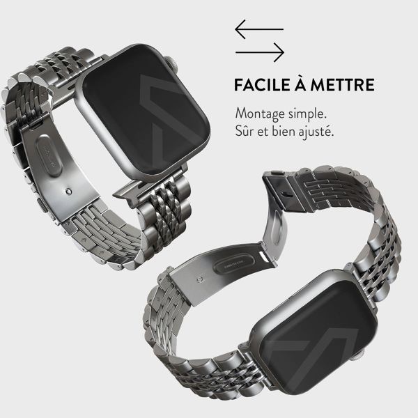 Burga Bracelet acier Apple Watch | 38/40/41/42 mm - Argent