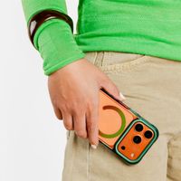 Selencia Coque arrière MagSafe Gradient Apple iPhone 16 - Vert / Brun