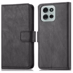 imoshion Étui de télephone portefeuille de luxe Motorola Moto G75 5G - Noir