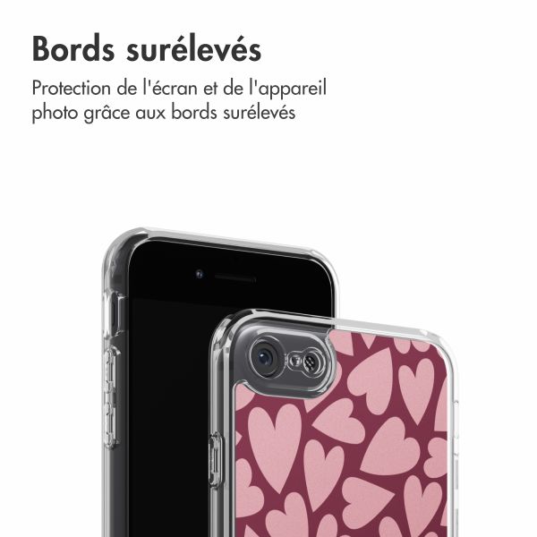 imoshion Coque Design Apple iPhone SE (2022 / 2020) / 8 / 7 - Hearty Blush