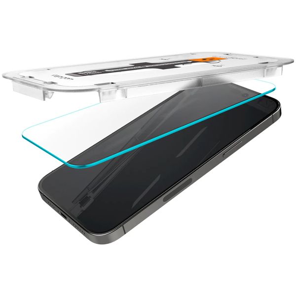 Spigen Protection d'écran en verre trempé GLAStR Fit 2 Paquets + Applicator Apple iPhone 14 Pro