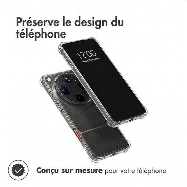imoshion Shockproof Case Oppo Find X9 Ultra - Transparent