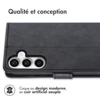 imoshion Étui de télephone portefeuille de luxe Samsung Galaxy S23 FE - Noir