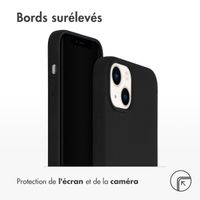 Accezz Coque Liquid Silicone Apple iPhone 14 Plus - Noir